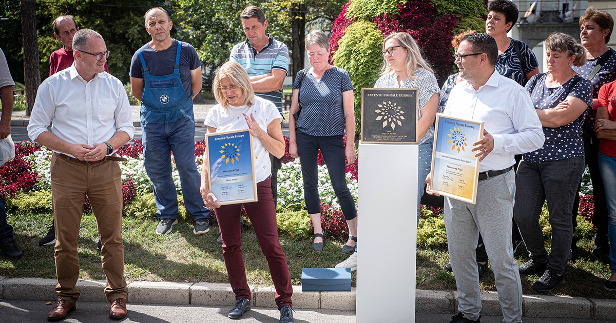 Ezüst minősítéssel tüntették ki Csíkszeredát az Entente Florale Europe nemzetközi versenyen